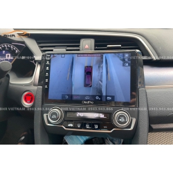 Màn hình DVD Oled Pro X8S liền camera 360 Honda Civic 2017 - nay